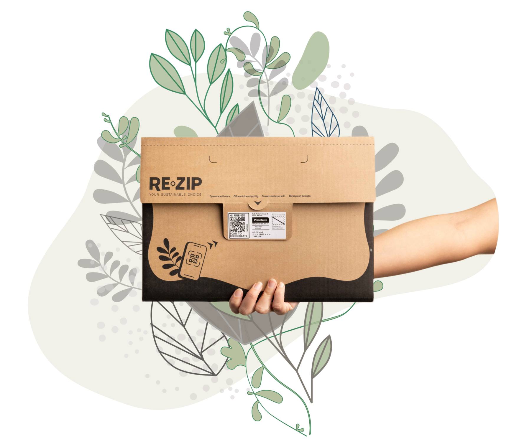 Vælg bæredygtig shopping online med RE-ZIP